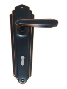 Superior Brass Lever Lock CC 57mm Antique Finish Antique Copper 203x63mm (Pair)