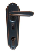 Superior Brass Lever Lock punched to suit myLock ATQ 203x63mm ONLY LEVER SET - primehardware