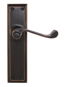 Superior Brass Lever Latch Antique Copper 200x50mm (Pair) Only Lever Set