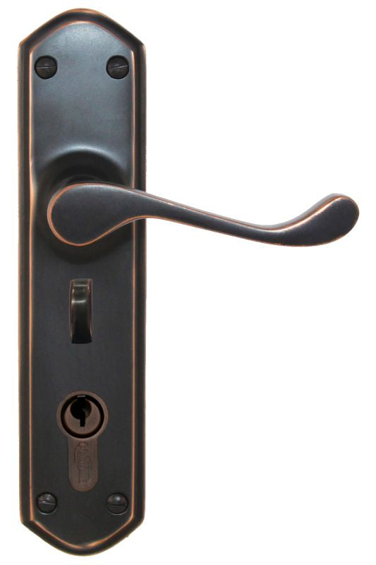 Superior Brass Lever Lock myLOCK ATQ 200x48mm  ONLY LEVER SET