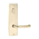 Lockwood 1916 Square End Plate With Privacy Indicator Turn & 70 Lever Polished Brass 1916/70PB - primehardware