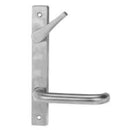 Lockwood Int Square End Plate With Disability Accessible Turnknob & L102 Satin Chrome 4739/102SC - primehardware