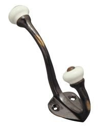 Superior Brass Hat & Coat Hook Antique Finish Antique Copper 110mm