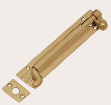 Superior Brass Barrel Bolt Offset Antique Finish 100mm Antique Copper 100x32mm