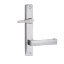 Lockwood Square End Plate With Accessible Turn & 111 Lever Satin Chrome 4739/111SC - primehardware