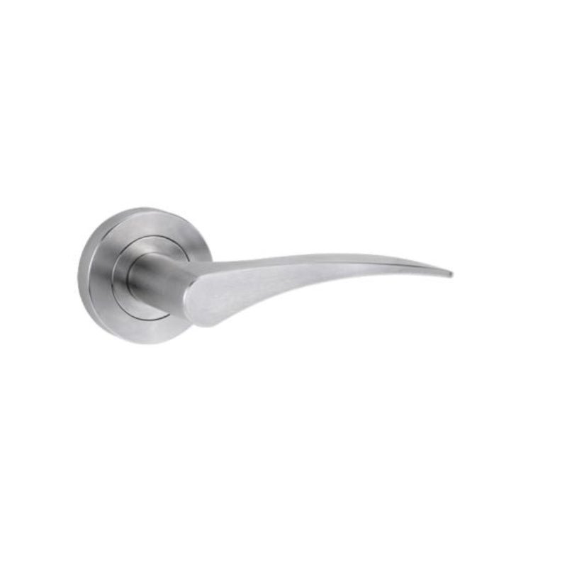 Lockwood 1220 Series 153 Left Hand Lever on Round Rose Full Set Polyester Powdercoat 1220/1221/153LPC - primehardware