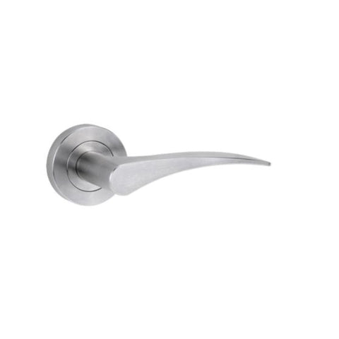 Lockwood 1220 Series 153 Left Hand Lever on Round Rose Full Set Polyester Powdercoat 1220/1221/153LPC - primehardware