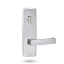 Lockwood 1916 Square End Plate With Privacy Indicator Turn & 76 Lever Satin Chrome 1916/76SC - primehardware