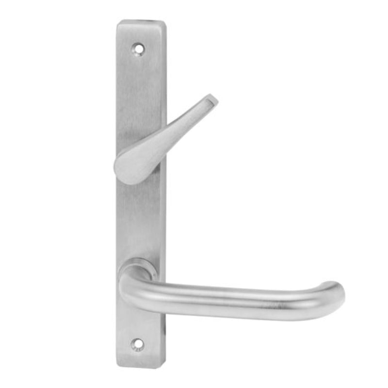 Lockwood Square End Plate With Accessible Turn & 70 Lever Satin Chrome 4739/70SC - primehardware