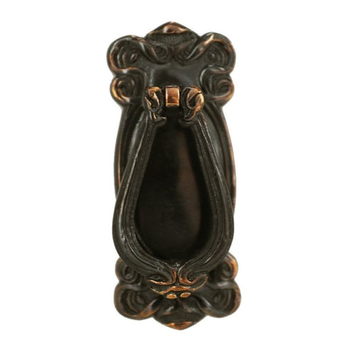 Superior Brass Cabinet Fitting Ped. Art Nouveau ATQ 43x103mm - primehardware