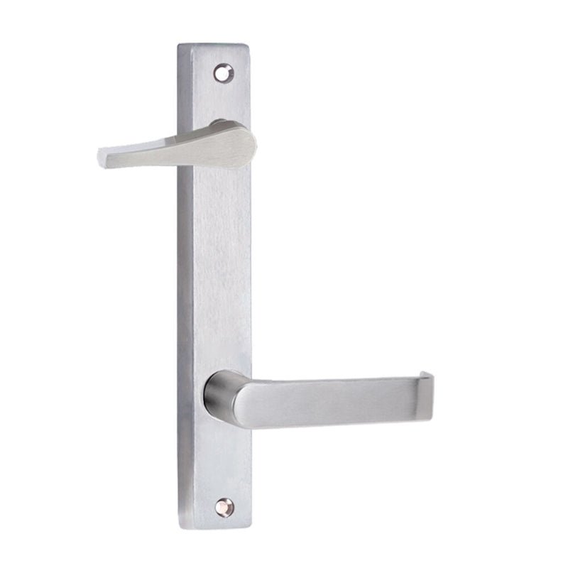 Lockwood Square End Plate With Accessible Turn & 76 Lever Satin Chrome 4739/76SC - primehardware