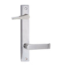 Lockwood Square End Plate With Accessible Turn & 76 Lever Satin Chrome 4739/76SC - primehardware