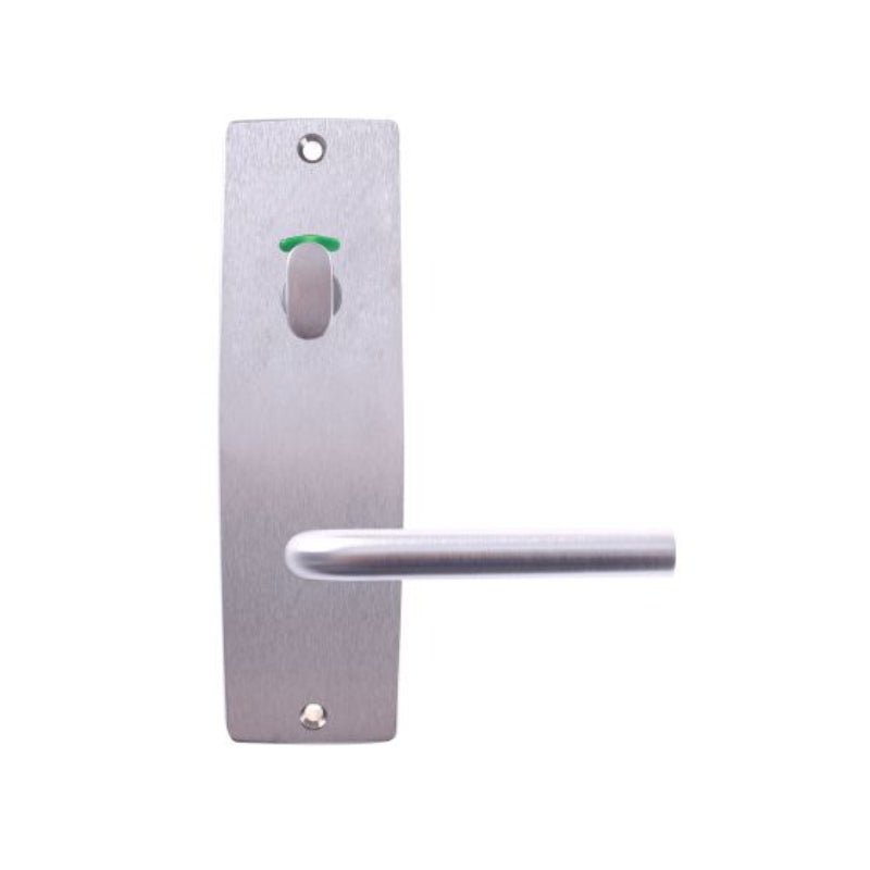 Lockwood 1916 Square End Plate With Privacy Indicator Turn & 97 Lever Satin Chrome 1916/97SC - primehardware