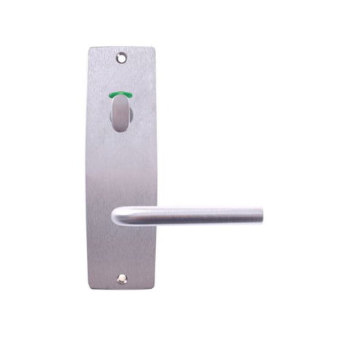 Lockwood 1916 Square End Plate With Privacy Indicator Turn & 97 Lever Satin Chrome 1916/97SC - primehardware