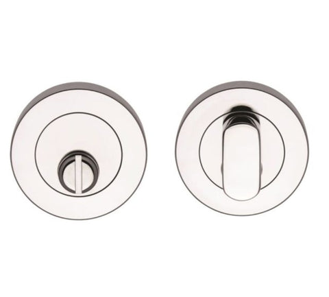 Lockwood Symphony 1220 Series Emergency Turn and Turn Snib Escutcheon Kit Satin Chrome 1228/7NSC - primehardware