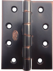 Superior Brass Butt Hinge Fixed Pin Antique Finish Antique Copper 100x76x2.5mm (Pair)