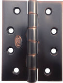Superior Brass Butt Hinge Fixed Pin inc screws ATQ 100x76x2.5mm - primehardware