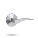 Lockwood 1360 Series 153 Left Hand Lever on Round Rose Full Set Polyester Powdercoat 1360/1361/153LPC - primehardware