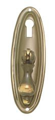 Superior Brass Cabinet Fitting Tear Drop ATQ 84x25mm