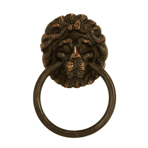Superior Brass Lion Ring Pull PB 50mm - primehardware
