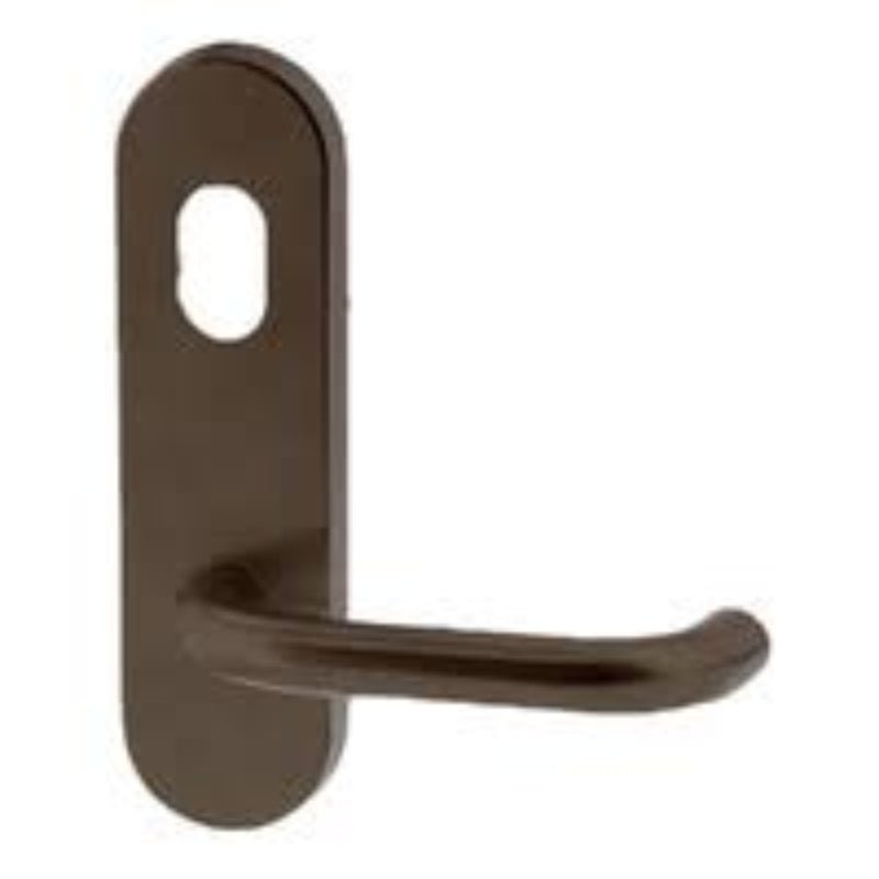 Lockwood 2939 Round End Plate With Disabled Turn & 131 Lever Oil Rubbed Bronze 2939/131ORB - primehardware