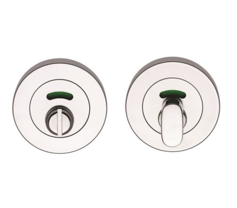 Lockwood Symphony 1220 Series Privacy Indicating Emergency Turn and Privacy Indicating Turn 1228/7PSCEscutcheon Kit Satin Chrome 1228/7PSC - primehardware