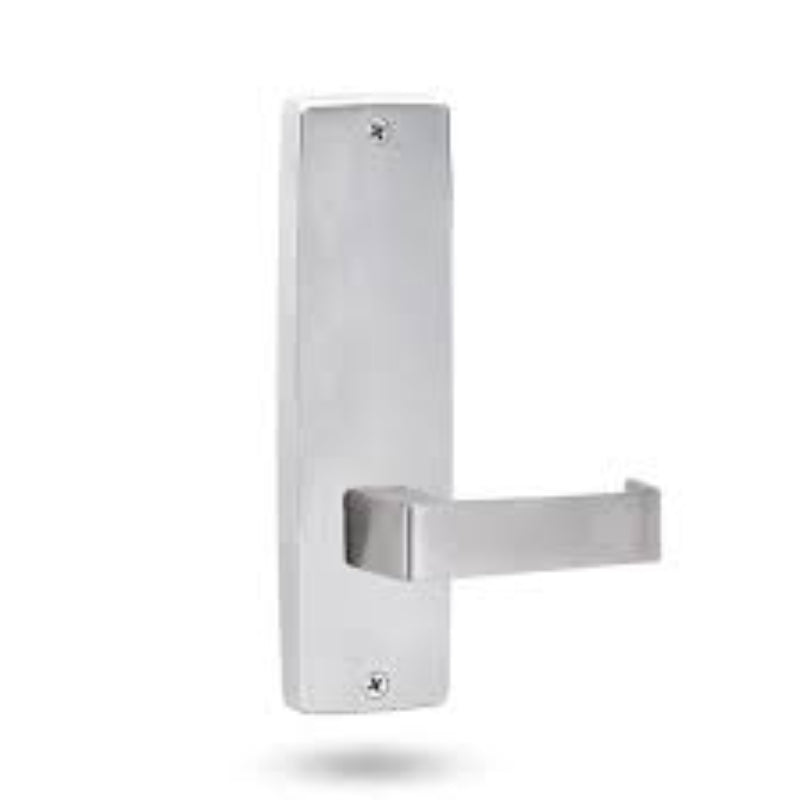 Lockwood 1920 Square End Plate With Cylinder Hole, LED & 90 Lever Satin Chrome 1920/90SC