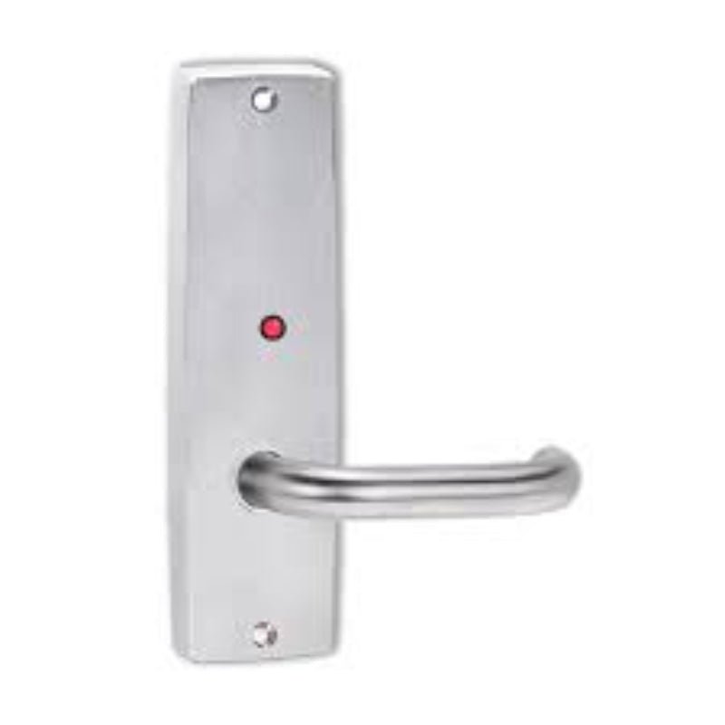 Lockwood 1922 Square End Plate With LED & 70 Lever Double Satin Chrome Plate 1922/70DSC - primehardware