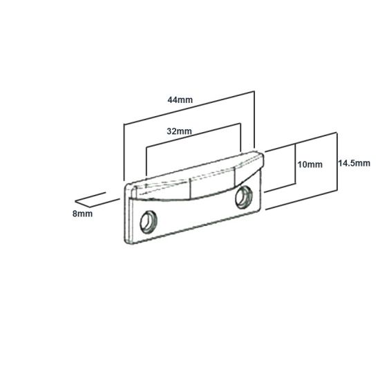Buy YALE WEDGE RIVET 9.5MM Black Online | Prime Hardware