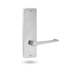 Lockwood 1909 Square End Plate With Fixed 41 Lever Lh Satin Chrome 1909/41LSC - primehardware