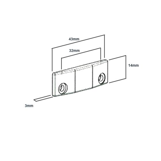Buy YALE WEDGE RIVET 3MM - BLACK Black Online | Prime Hardware