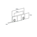 Yale Wedge Rivet 3Mm - Black Black - primehardware