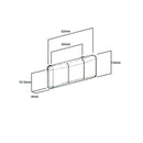 Yale Wedge 2 Pin 4Mm Black - primehardware