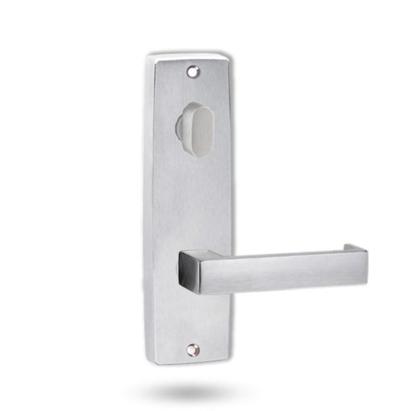 Lockwood 1904 Square End Plate with Turn & 111 Lever Polyester Powdercoat 1904/111PC - primehardware