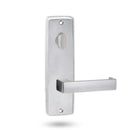 Lockwood 1904 Square End Plate with Turn & 111 Lever Polyester Powdercoat 1904/111PC - primehardware
