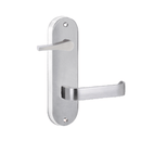 Lockwood 2939 Round End Plate With Disabled Turn & 131 Lever Satin Chrome 2939/131SC - primehardware