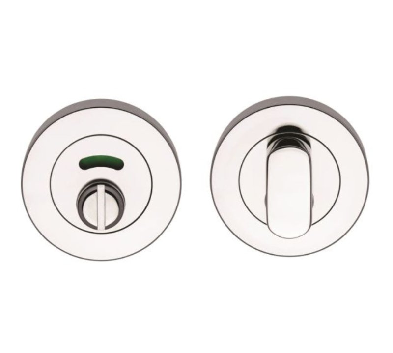Lockwood Symphony 1220 Series Privacy Indicating Emergency Turn and Privacy Indicating Turn Escutcheon Kit   1228P/7NSCSatin Chrome