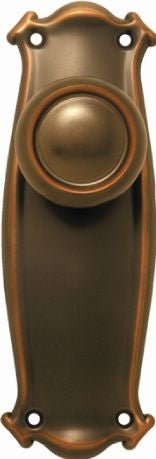 Superior Brass Knob Latch Passage Set ATQ 190x60mm - primehardware