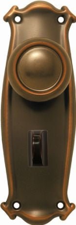 Superior Brass Knob Lock Privacy Antique Finish Antique Copper 190x60mm (Pair)