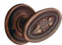 Superior Brass Nouveau Knob Latch Antique Finish 75mm Antique Copper 75mm Oval / 60mm Back Plate (Pair)