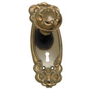 Superior Brass Scroll Knob Set Suits Old Style Skeleton Key (57mm) - primehardware