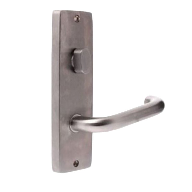 Lockwood 1800 Square End Plate With Cylinder Hole Aged Brass 1800AG