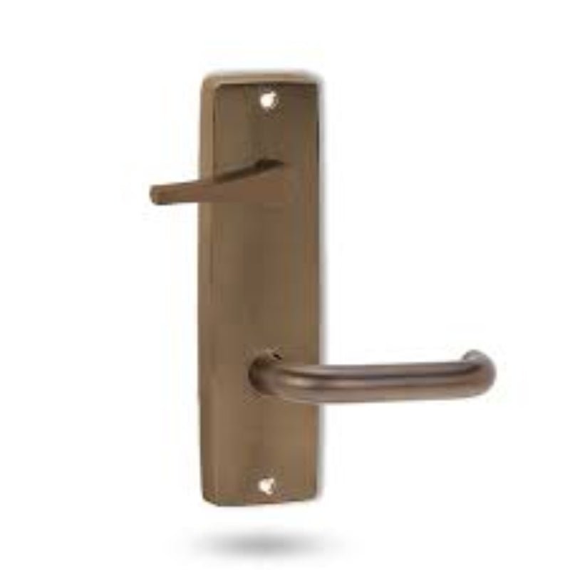 Lockwood 1938 Square End Plate With Disabled Turn Polyester Powdercoat 1938PC - primehardware