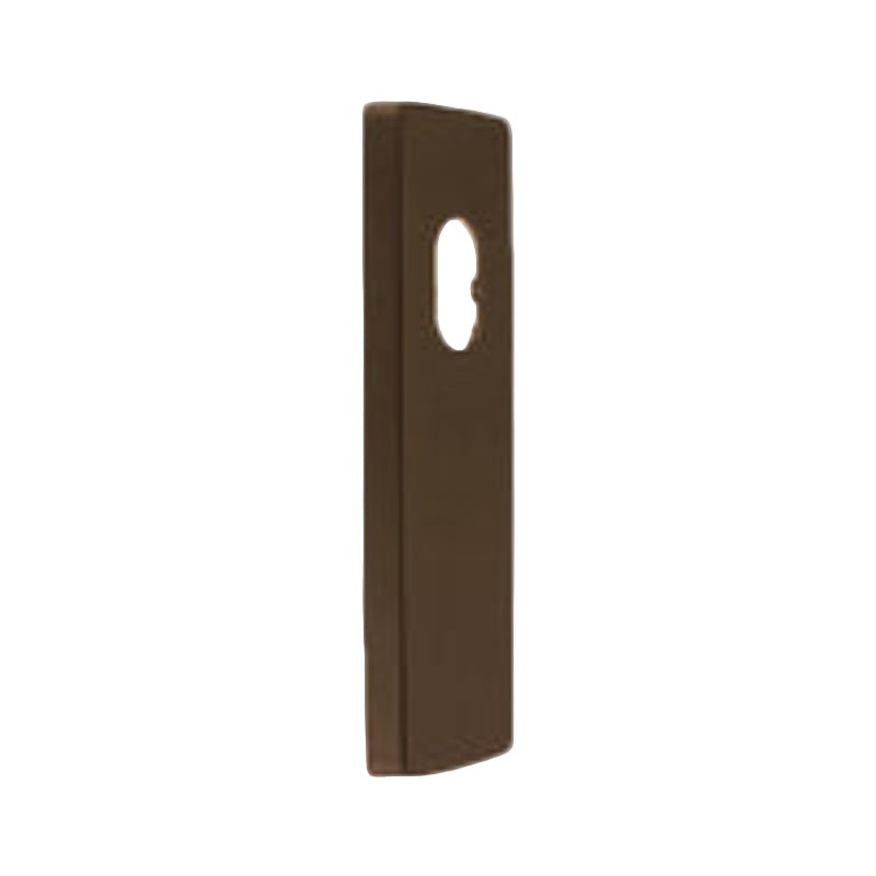 Lockwood 1800 Square End Plate With Cylinder Hole Architectural Bronze 1800AZ - primehardware
