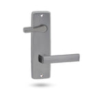 Lockwood 1939 Square End Plate With Disabled Turn & 101 Lever Satin Chrome 1939/101SC - primehardware