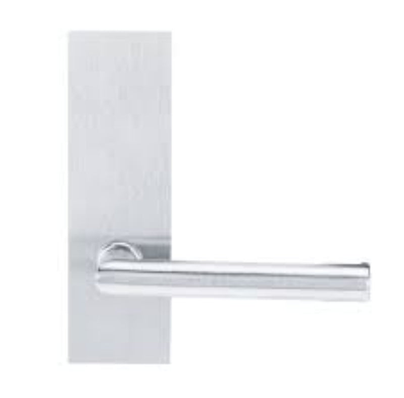 Lockwood 1800 Square End Plate With Cylinder Hole Polished Brass Unlacquered 1800BU