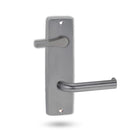 Lockwood 1939 Square End Plate With Disabled Turn & 102 Lever Polyester Powdercoat 1939/102PC - primehardware