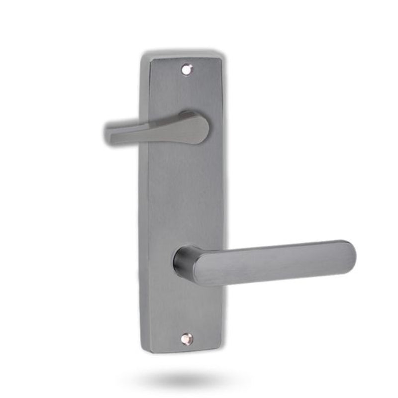 Lockwood 1939 Square End Plate With Disabled Turn & 106 Lever Satin Chrome 1939/106SC - primehardware
