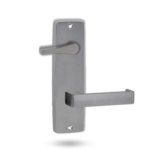 Lockwood 1939 Square End Plate With Disabled Turn & 111 Lever Polyester Powdercoat 1939/111PC - primehardware