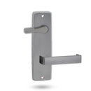 Lockwood 1939 Square End Plate With Disabled Turn & 111 Lever Polyester Powdercoat 1939/111PC - primehardware
